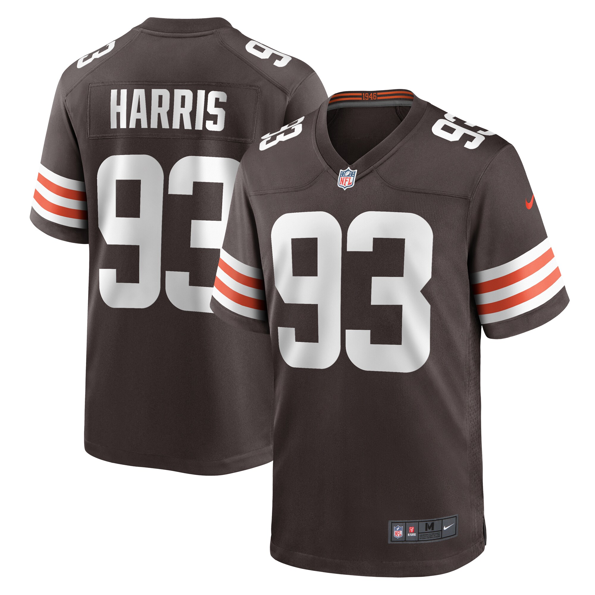 Shelby Harris Cleveland Browns Nike Team Game Jersey   Brown