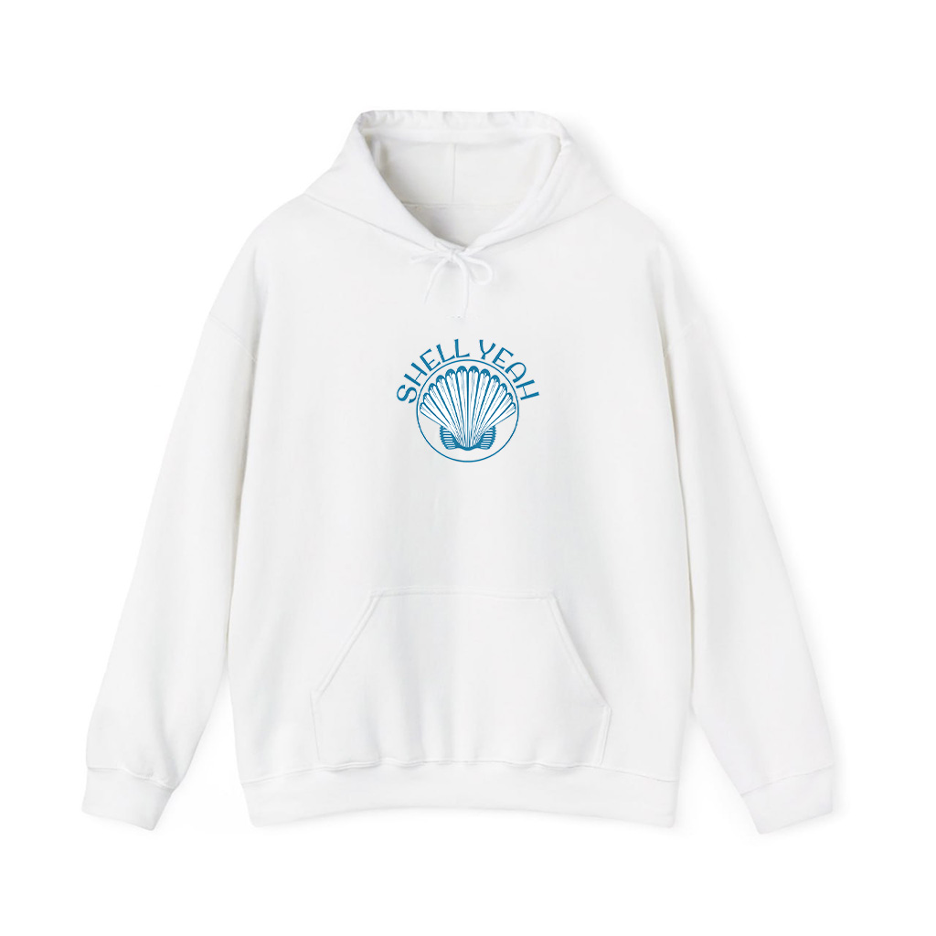 Shell Yeah Funny Beach Seashell Hoodie