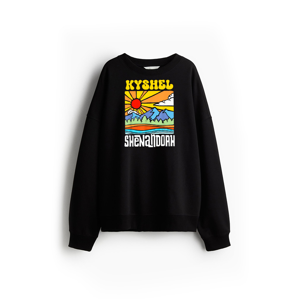 Shenandoah National Park Artistic Nature Mountains Vintage Sweatshirt