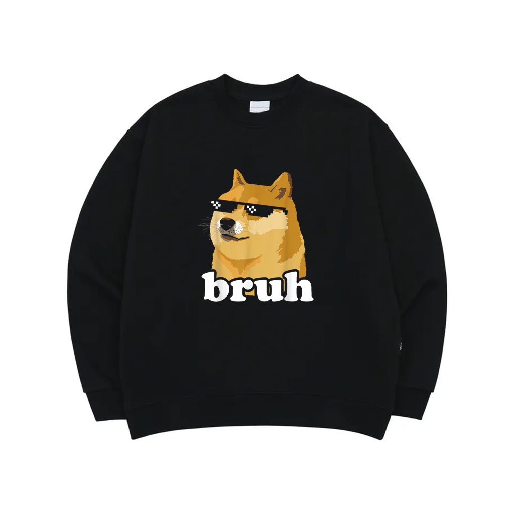 Shiba Inu Bruh Doge Meme Shiba Inu Lover Sweatshirt