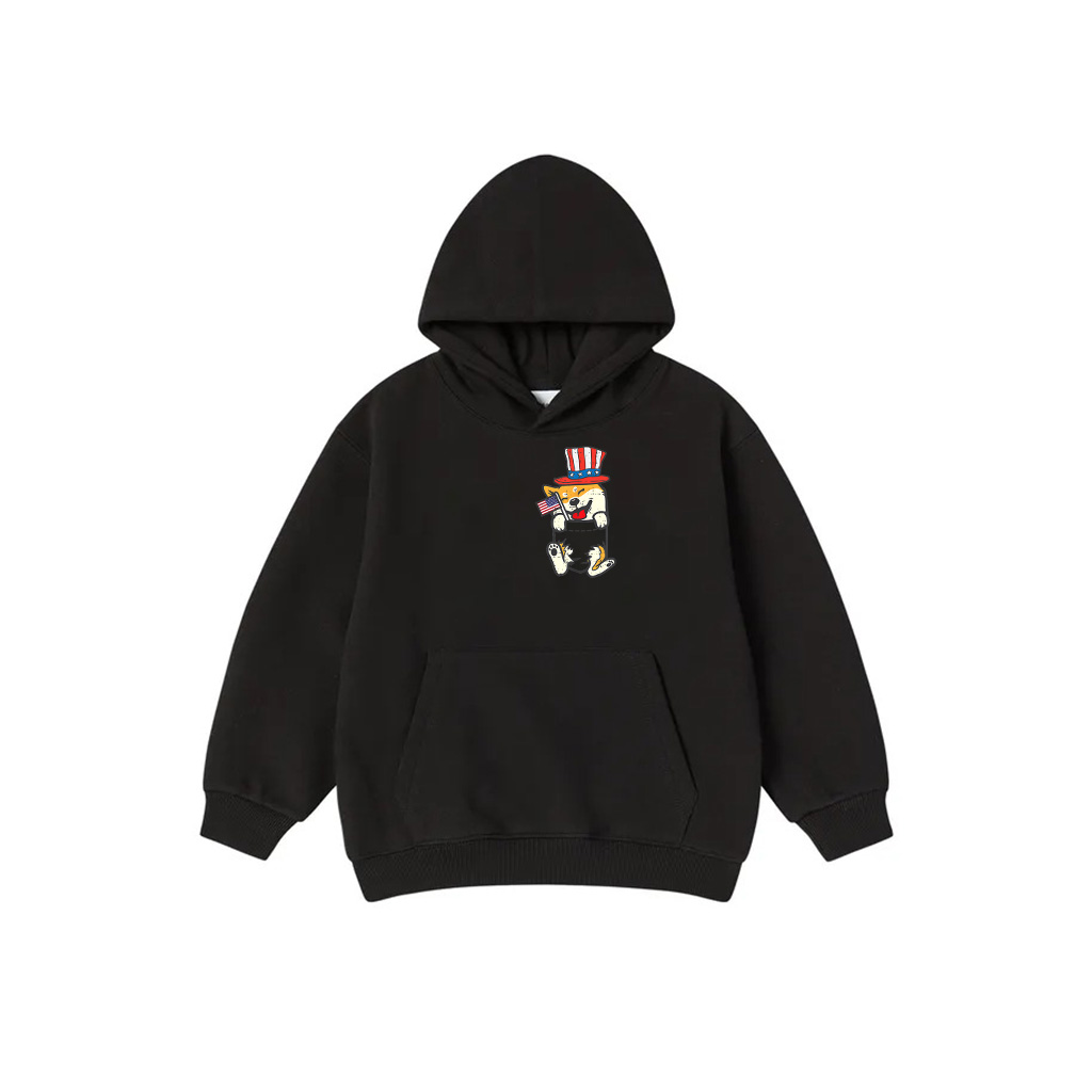 Shiba Inu Doge Akita American USA 4Th Of July Fourth Dog Hoodie