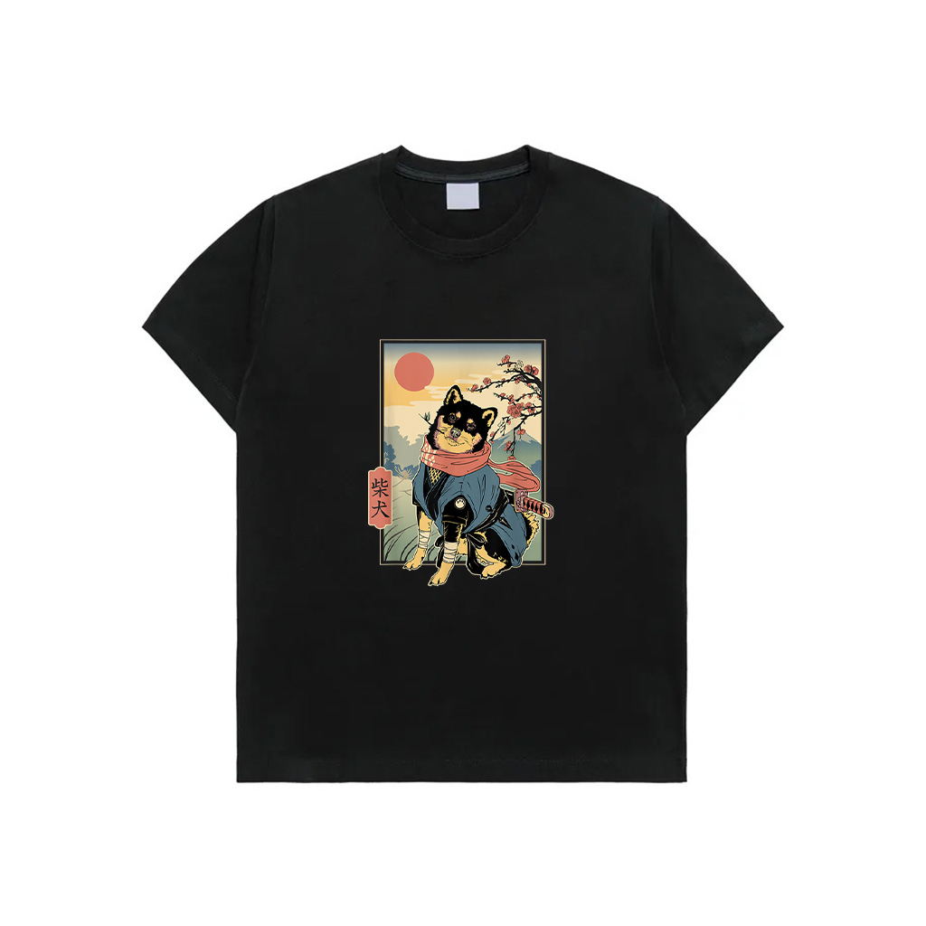 Shiba Ninja Samurai Dogs Pet Days Gifts For Friends Family T-Shirt