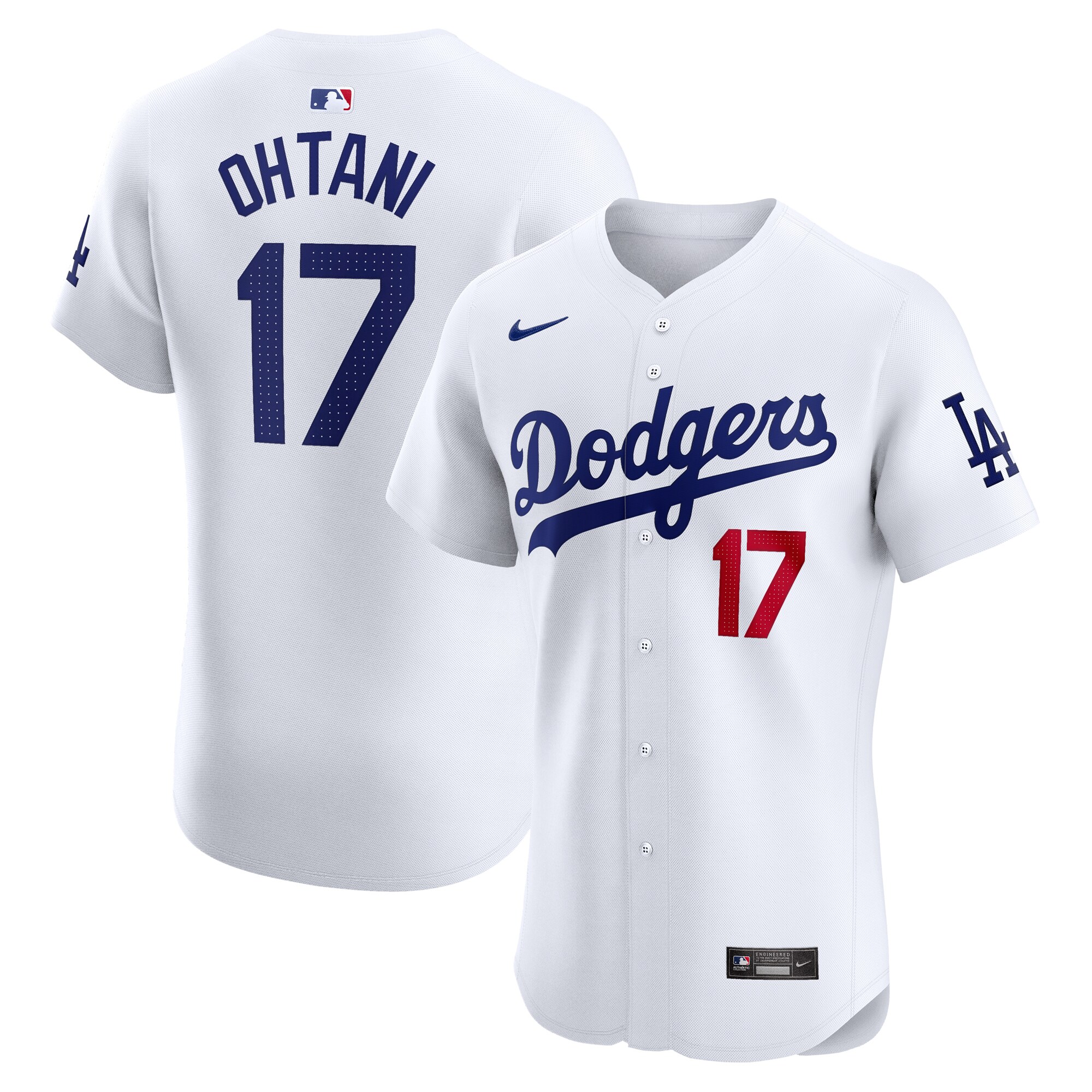 Shohei Ohtani Los Angeles Dodgers Nike Home Vapor Premier Elite Player Jersey - White