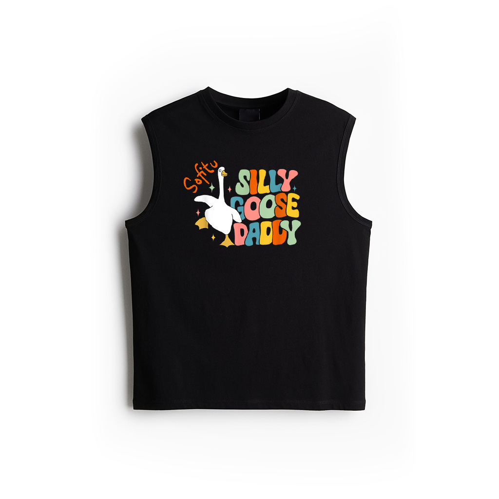Silly Goose Daddy Funny Dad Tank Top