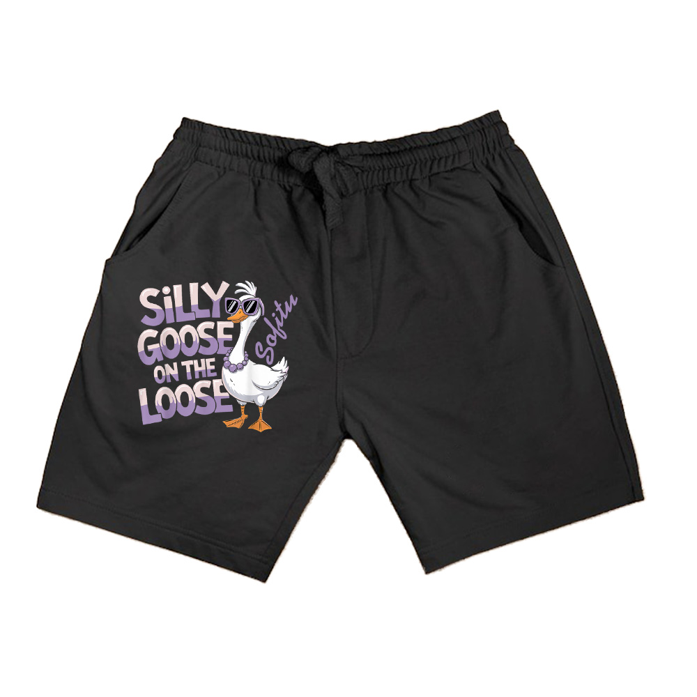 Silly Goose Shirt On The Loose Retro Vintage Shorts