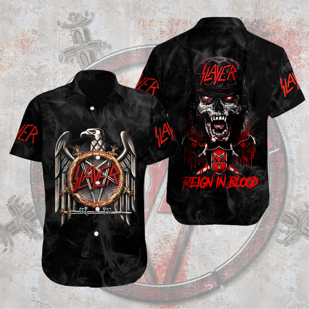 Slayer Music Hawaiian Shirt Gifts For Fans