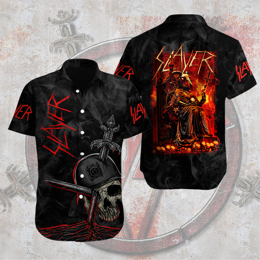 Slayer Music Hawaiian Shirt Gifts For Fans