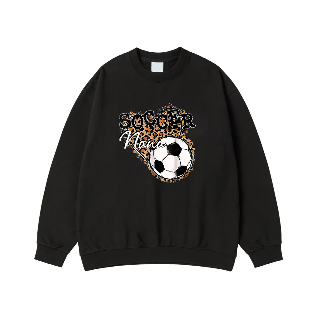 Soccer Nana Leopard Mother's Day Sweatshirt