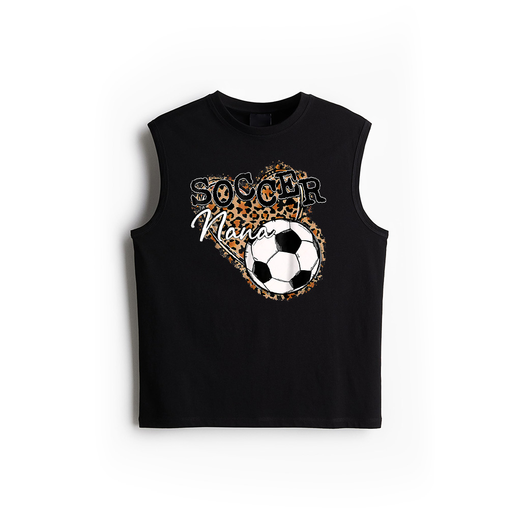 Soccer Nana Leopard Mother's Day Tank Top