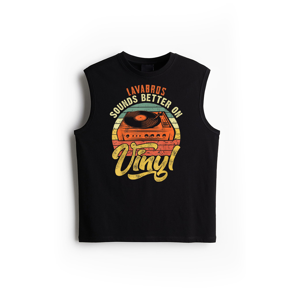 Sounds Better On Vinyl Music Lover Disc Records Collector Tank Top