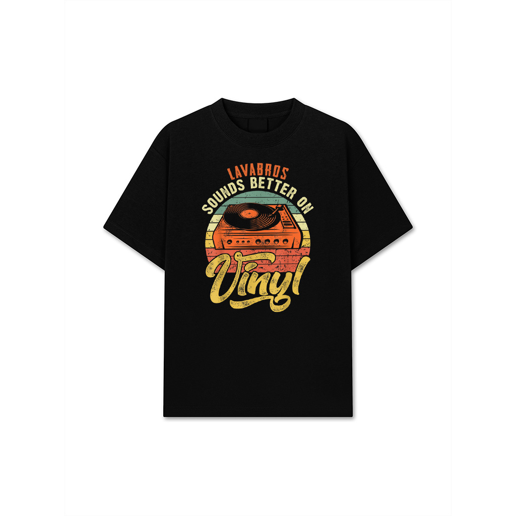 Sounds Better On Vinyl Music Lover Disc Records Collector T-Shirt