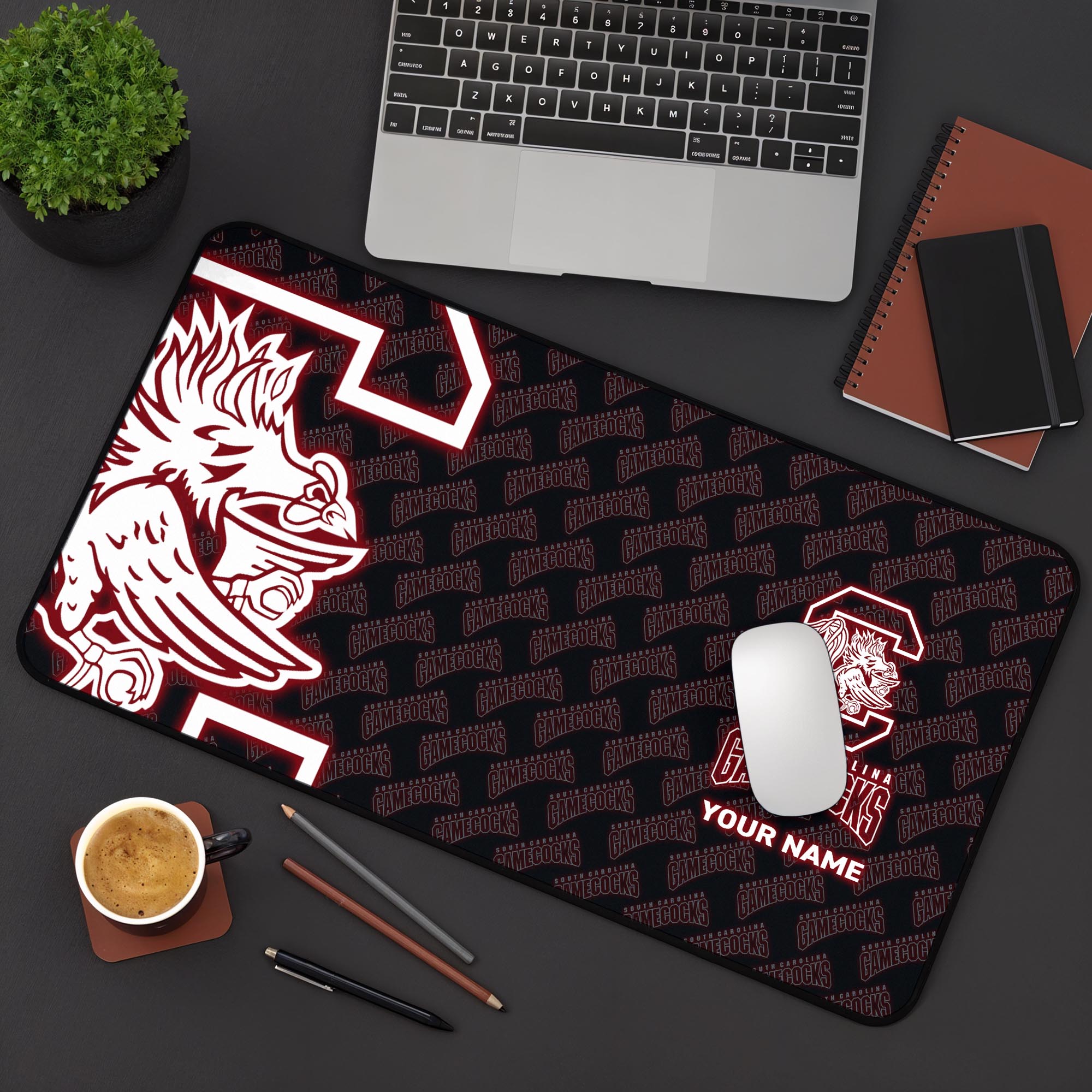 South Carolina Gamecocks 2025 Version Mouse Pad Custom Printed, Sport Team Mouse Pad, Sport Gift For Fans