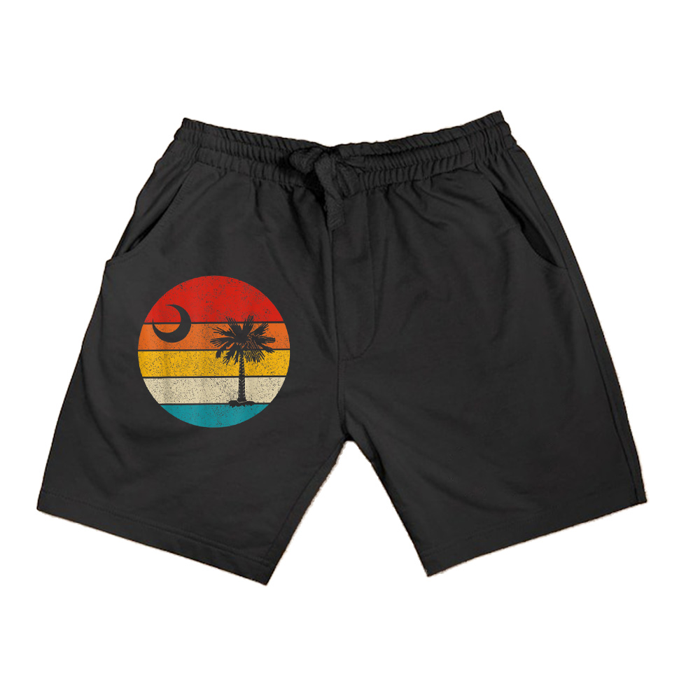 South Carolina Vintage State Flag Palmetto Moon SC Pride Shorts