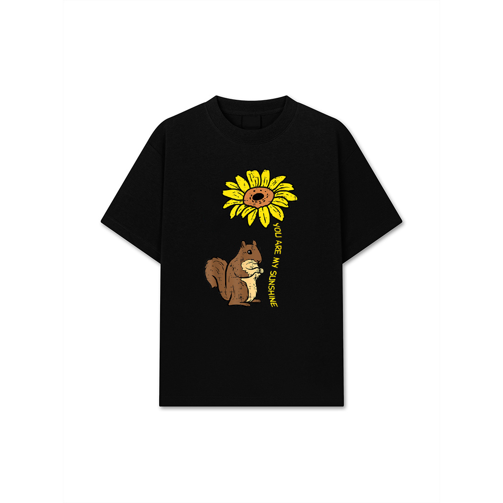Squirrel Sunflower You Are My Sunshine T-Shirt