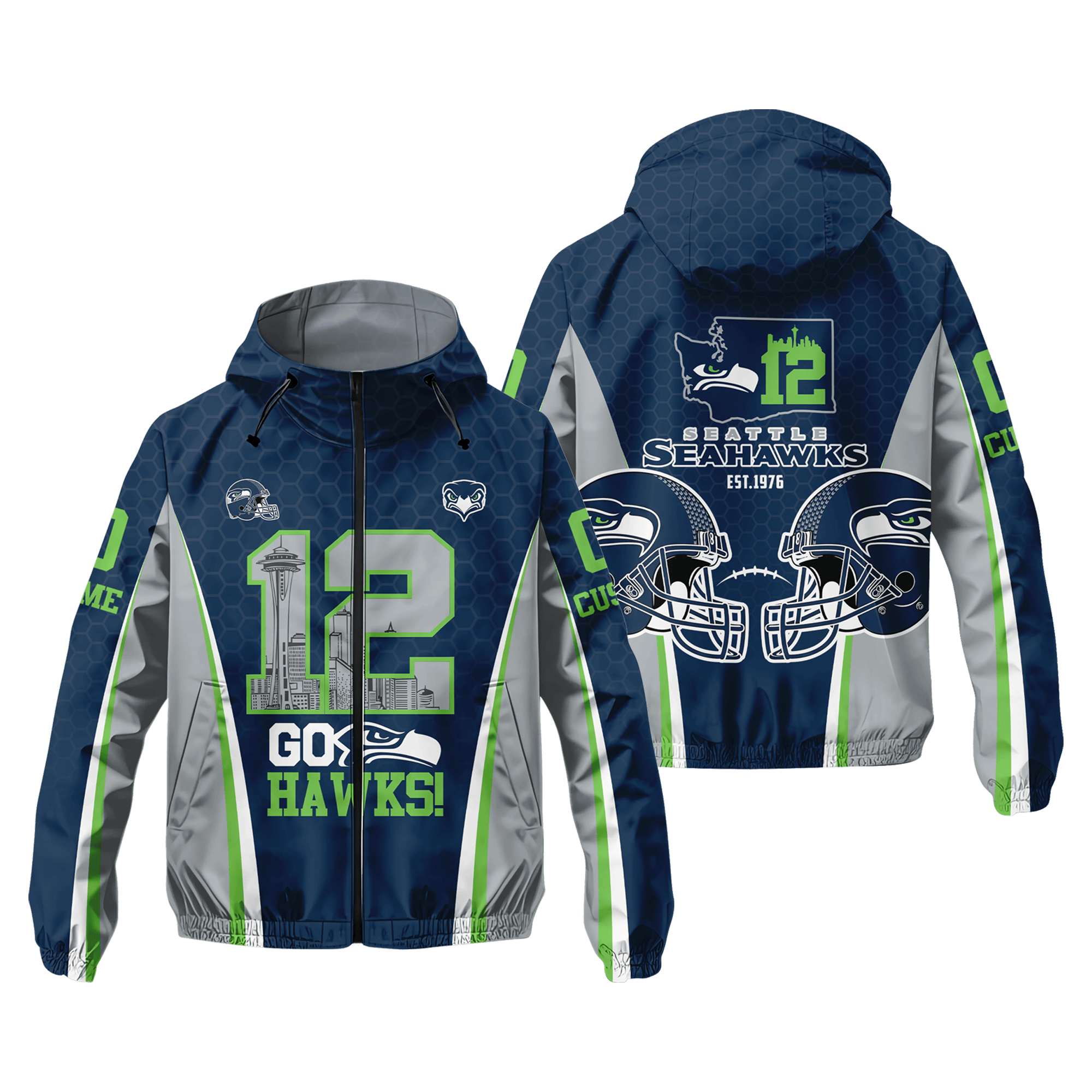 ST Go Hawks Champions Windbreaker Jacket