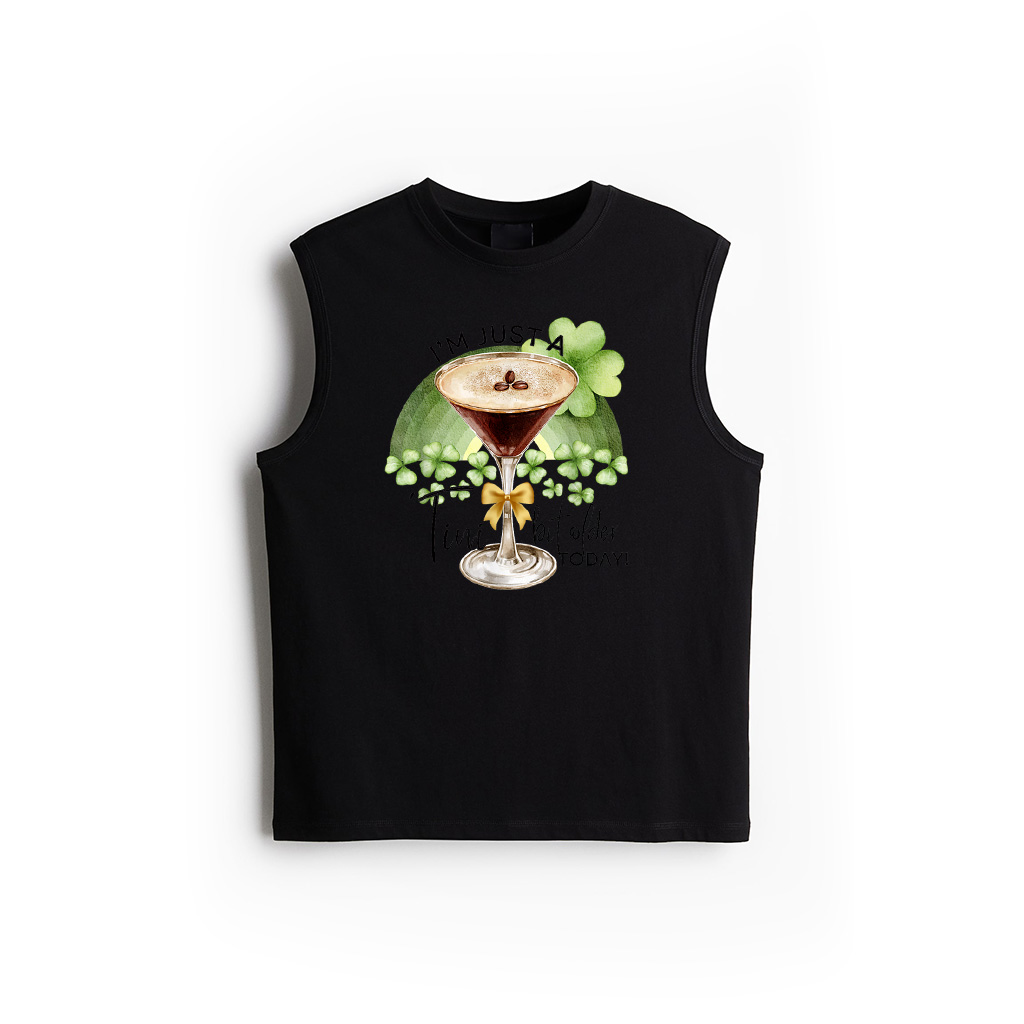 St Patty's Day Martini I'm Just A Tini Bit Older Birthday Tank Top