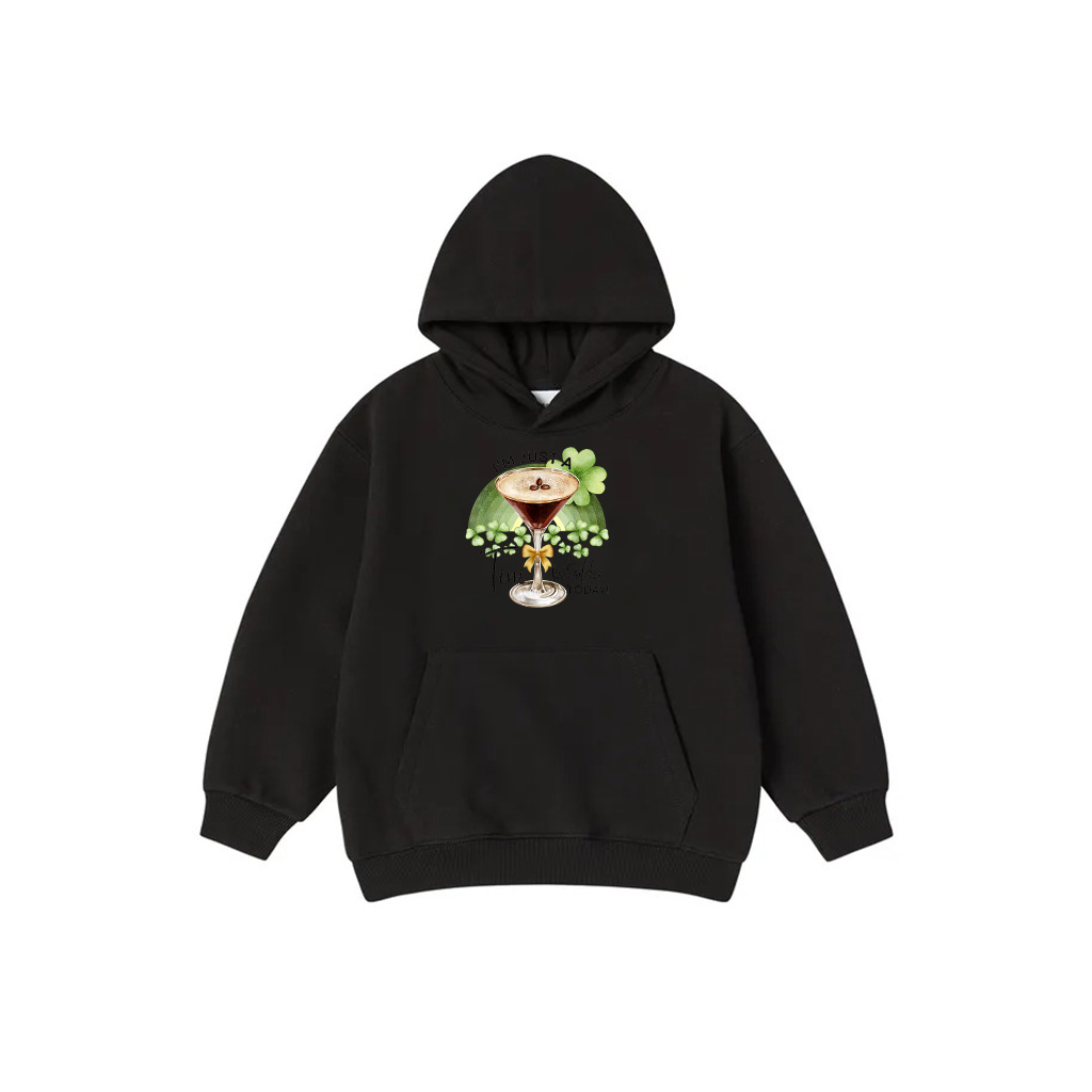 St Patty's Day Martini I'm Just A Tini Bit Older Birthday Hoodie