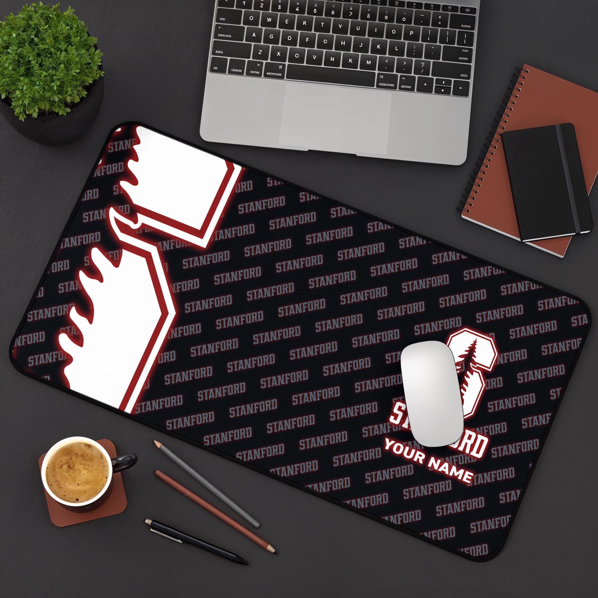 Stanford Cardinal 2025 Version Mouse Pad Custom Printed, Sport Team Mouse Pad, Sport Gift For Fans