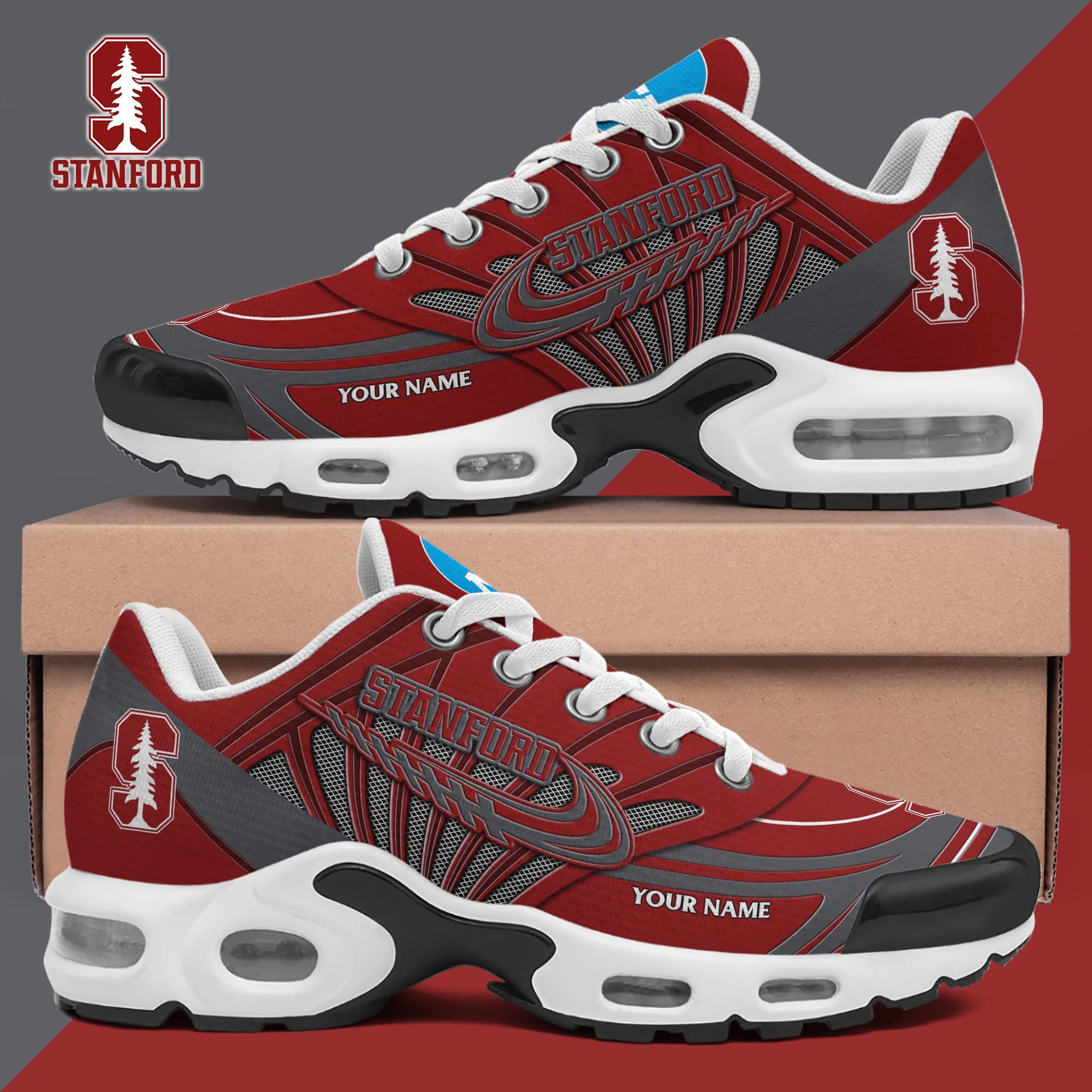 Stanford Cardinal TN Shoes 2025 Version Custom Your Name, Shoes For Sport Fans, Gift For Fans