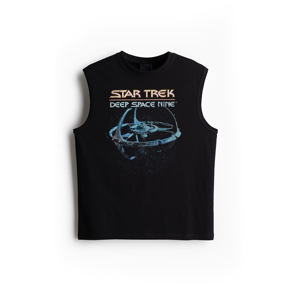 Star Trek Deep Space Nine Space Station Logo Vintage Tank Top
