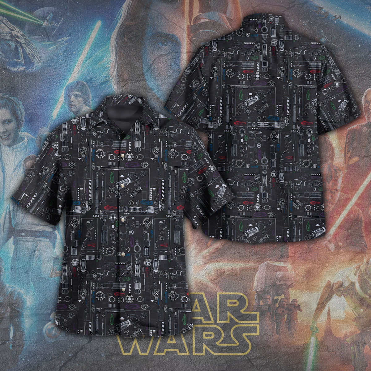 Star Wars Movies Hawaiian Shirt Gifts For Fans