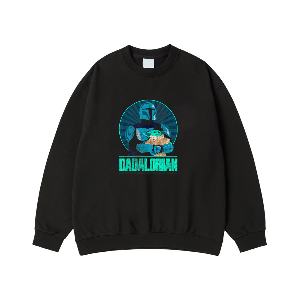 Star Wars The Mandalorian Father's Day Dadalorian Retro Sweatshirt
