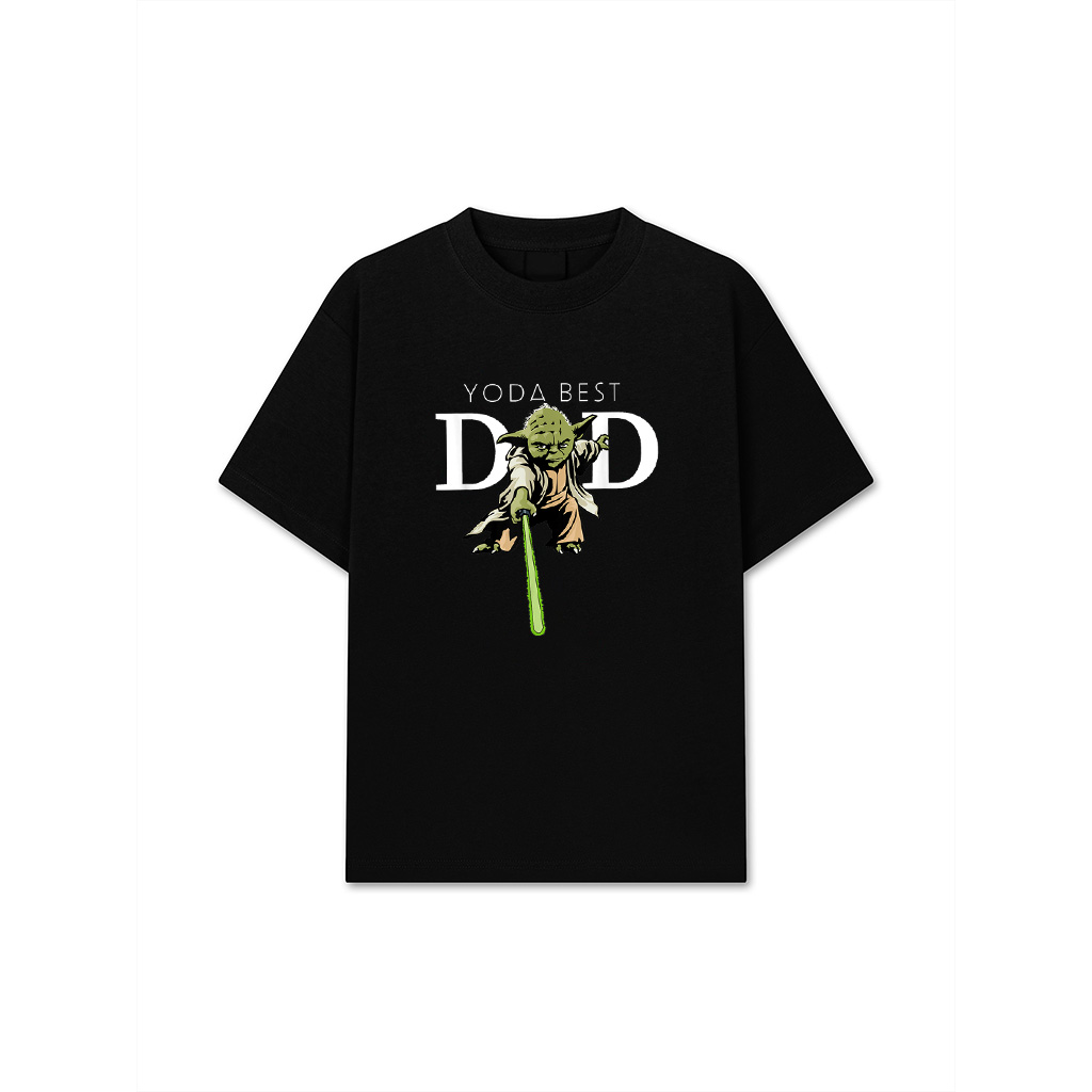 Star Wars Yoda Lightsaber Best Dad Father's Day T-Shirt