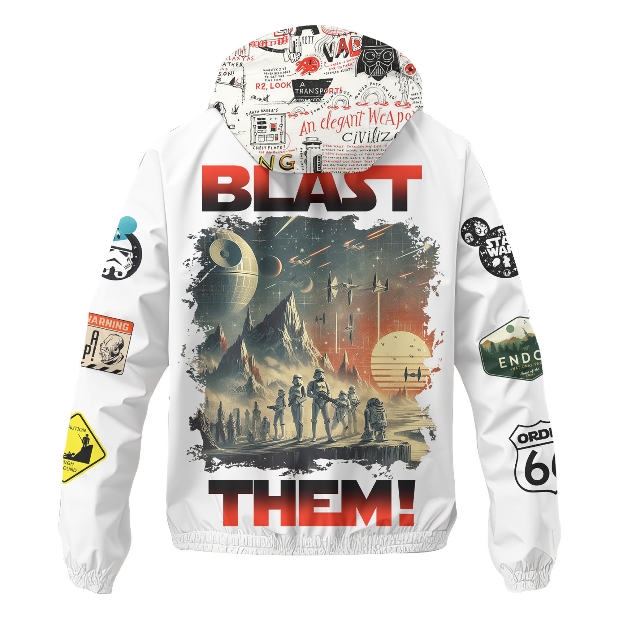 Starwar Movie Windbreaker Outdoor Jacket