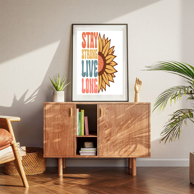 Stay Strong Live Long Poster