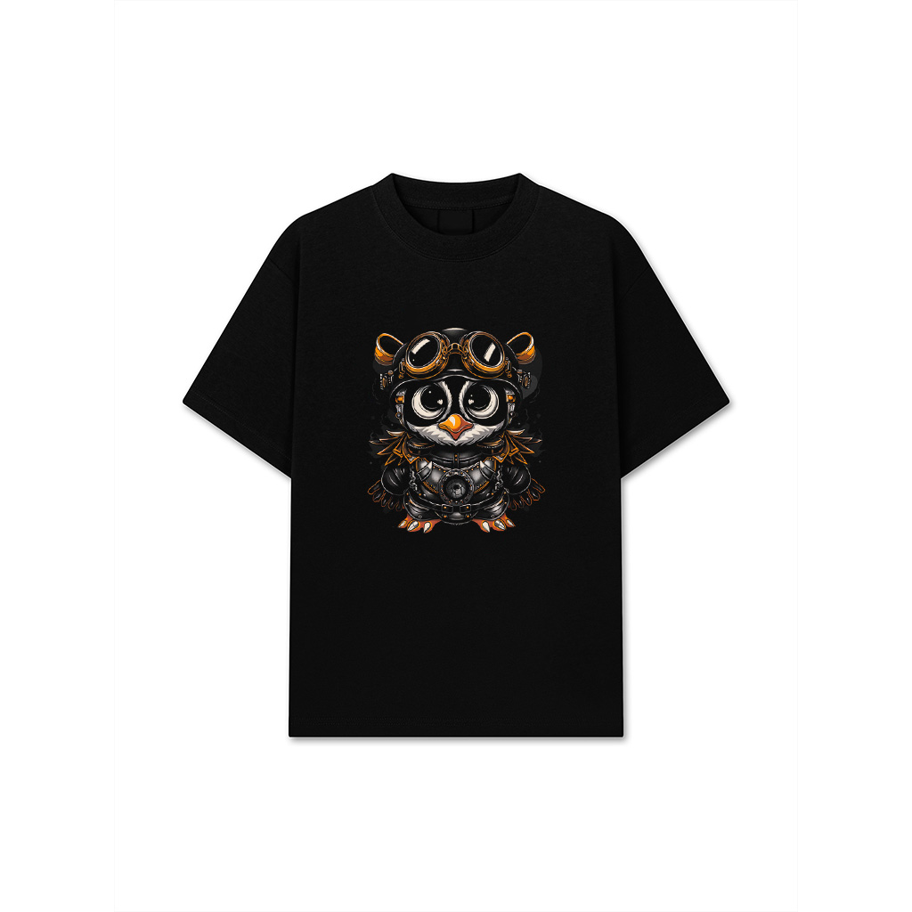 Steampunk Penguin Women Men Kids Steampunk Penguin T-Shirt