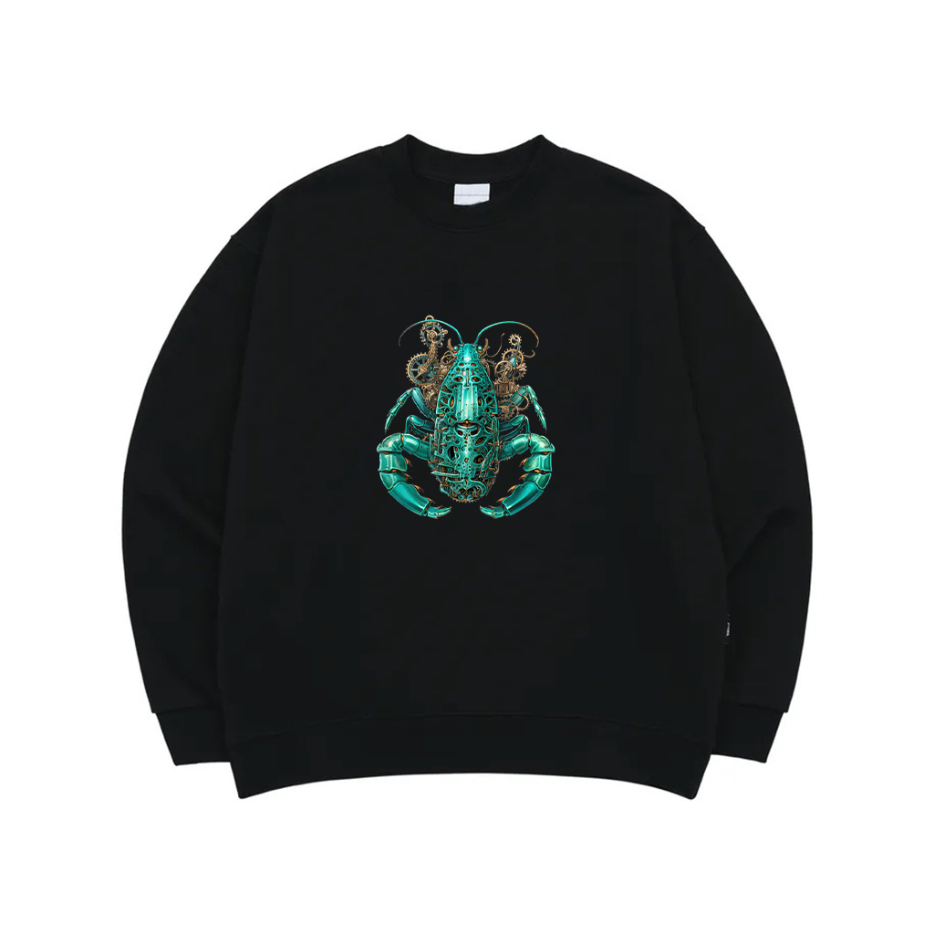 Steampunk Sea Animal Lobster Lover Vintage Lobster Sweatshirt