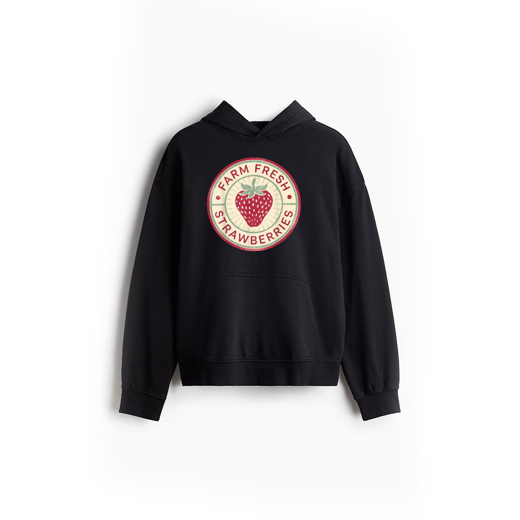 Strawberries Tshirt Farm Fresh Vintage Strawberry Farmers Hoodie 26-06-2025