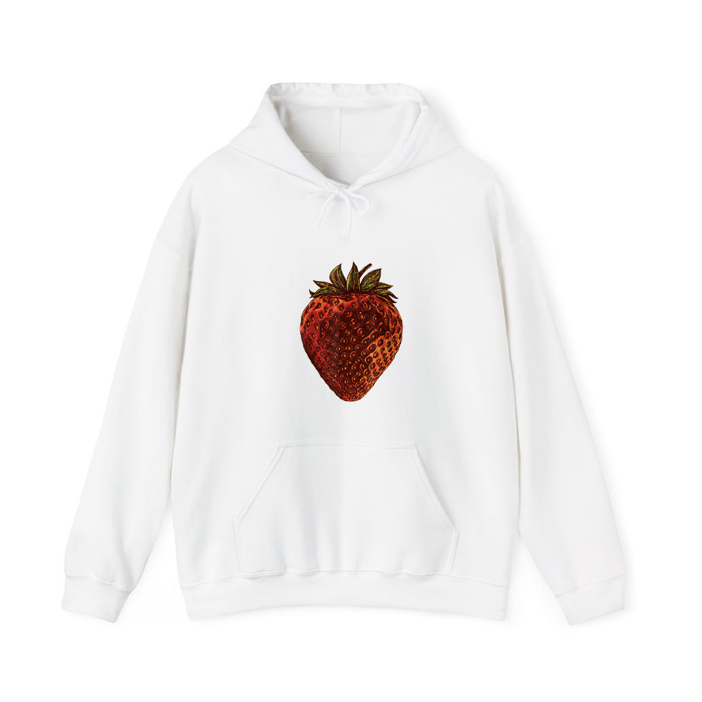 Strawberry Fruit Retro Vintage Graphics Hoodie