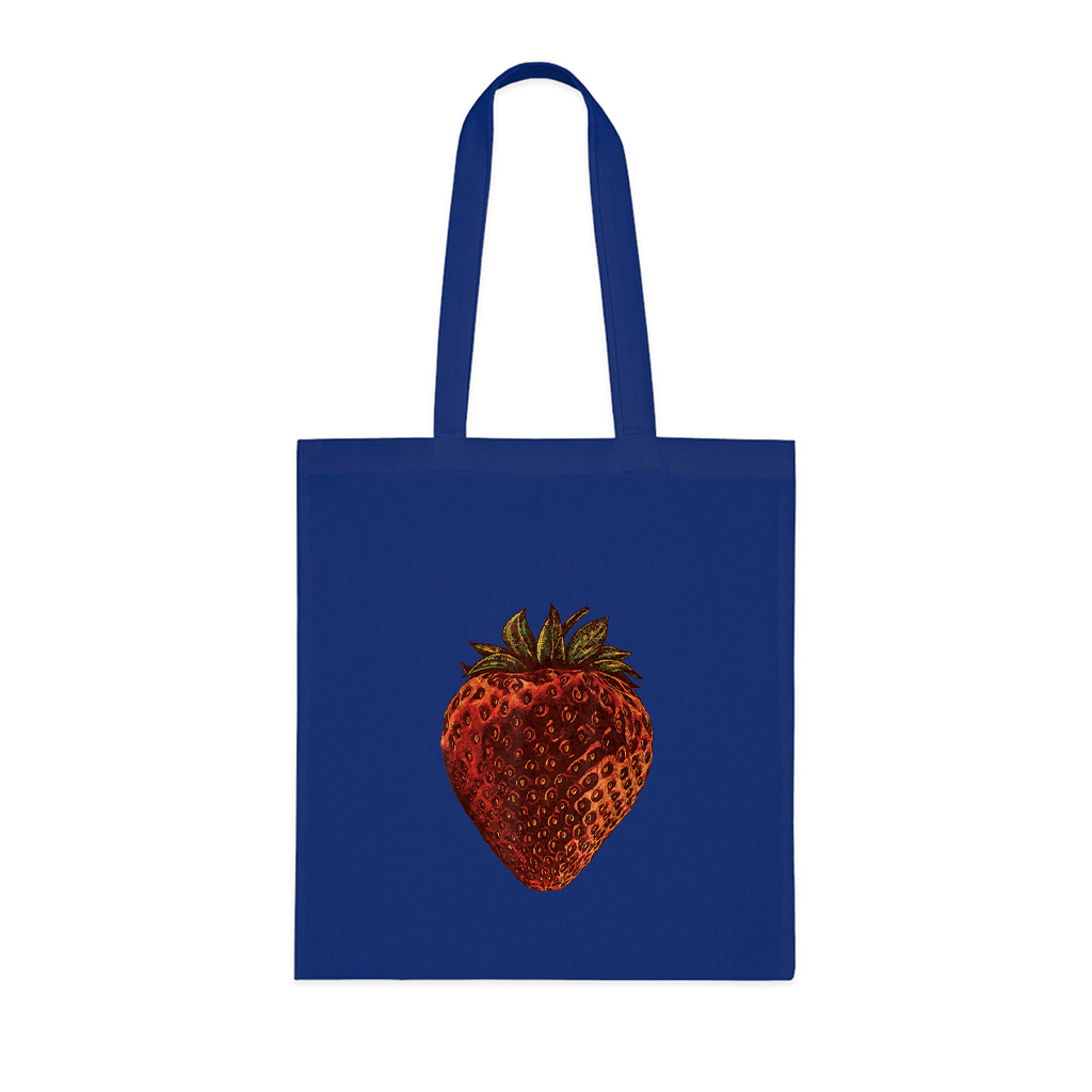 Strawberry Fruit Retro Vintage Graphics Tote Bag