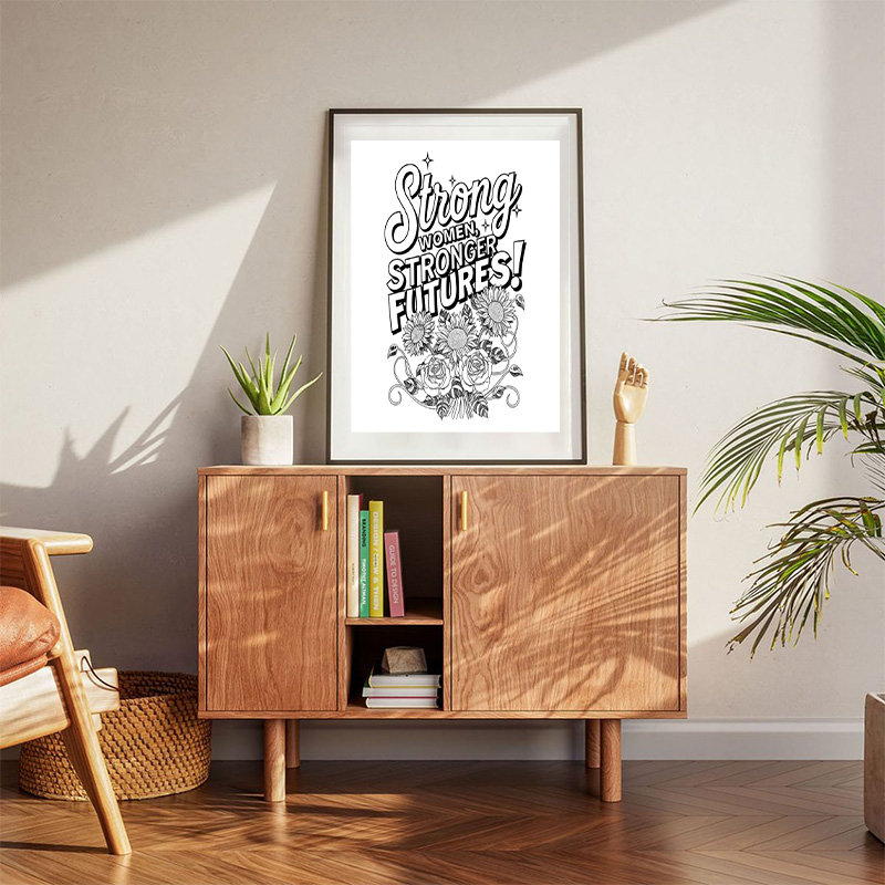 Strong Women Strong Futures Poster