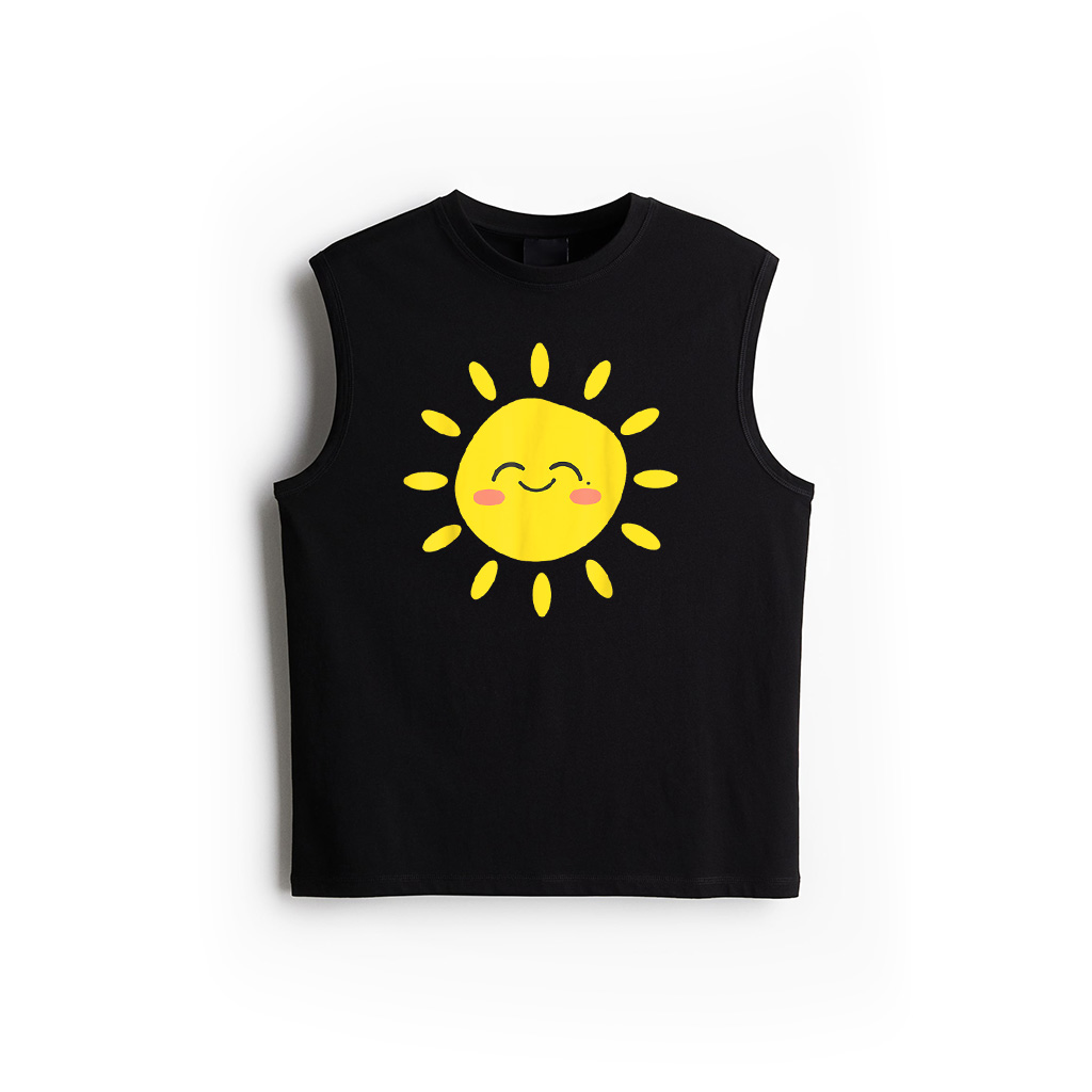 Sun Smiling Sunshine Cute Lovely Summer Love Vacation Tank Top