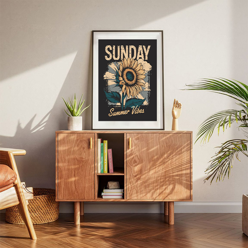 Sunday Summer Vibes Poster