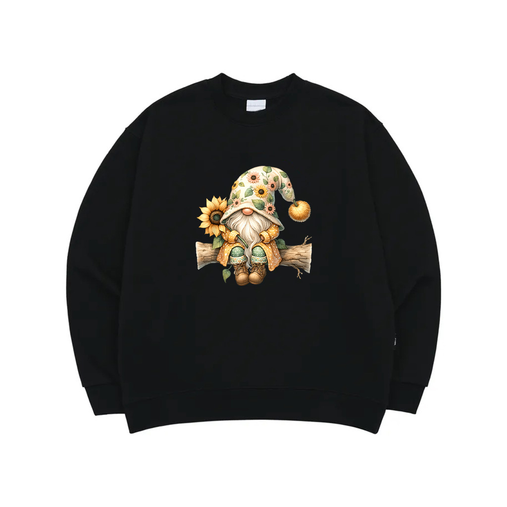 Sunflower Gnome Dad For Women Hippie Mom And Funny Gardener Sweatshirt