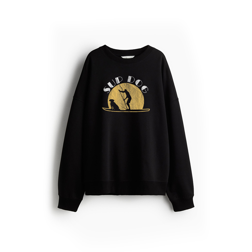 SUP Dog Funny Suping Sweatshirt For Surfing Dogs Sweatshirt 21-07-2025