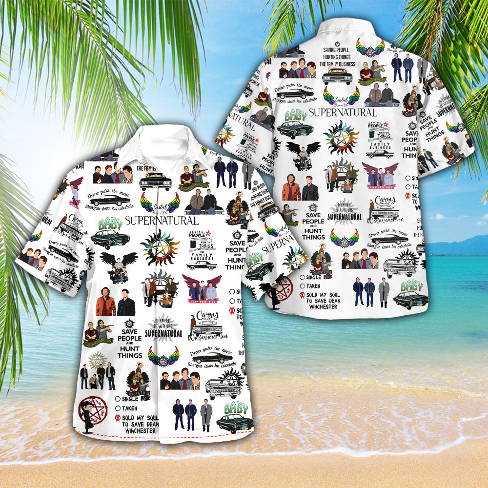 Supernatural TV Series Hawaiian Shirt Gifts For Fans