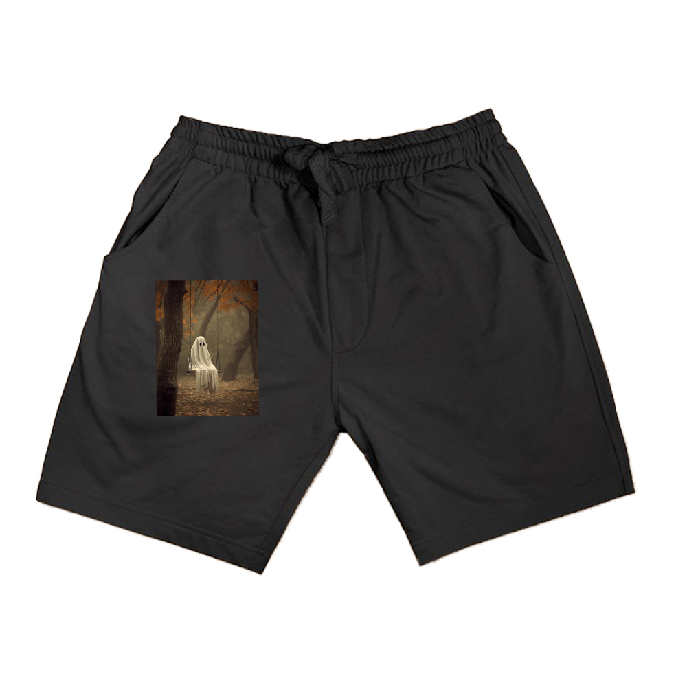 Swinging Ghost On A Swing Forest Vintage Victorian Horror Shorts