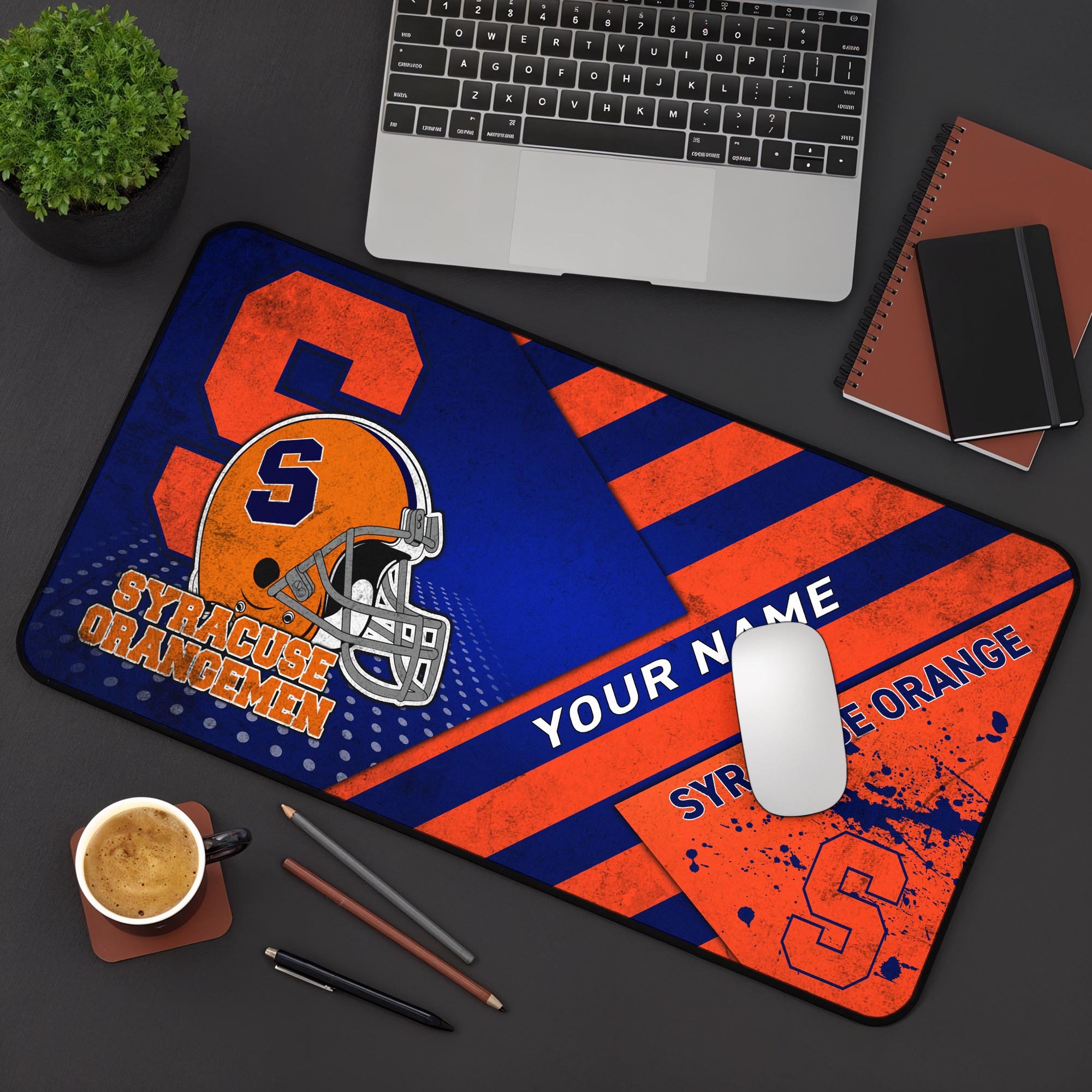 Syracuse Orange 2025 Version Mouse Pad Custom Printed, Sport Team Mouse Pad, Sport Gift For Fans