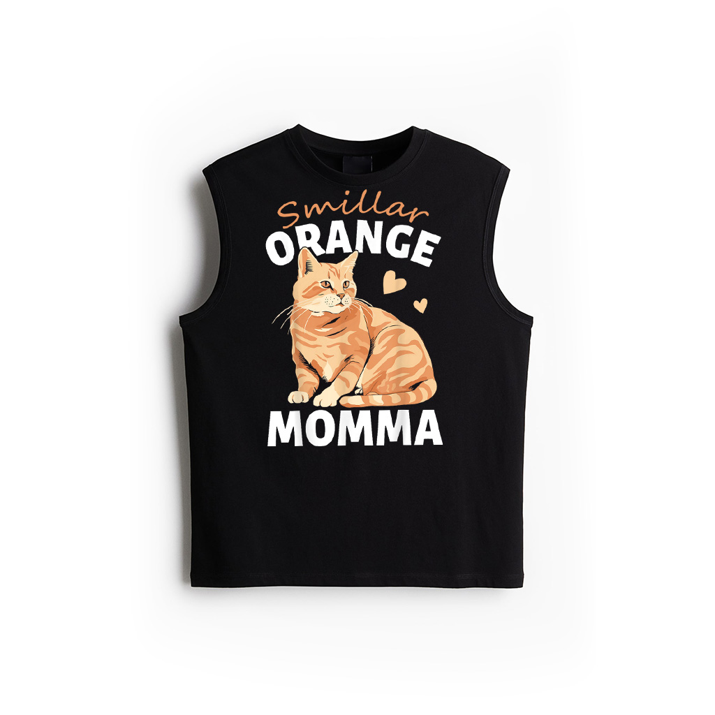 Tabby Cat Orange Cat Mom Orange Momma Tank Top