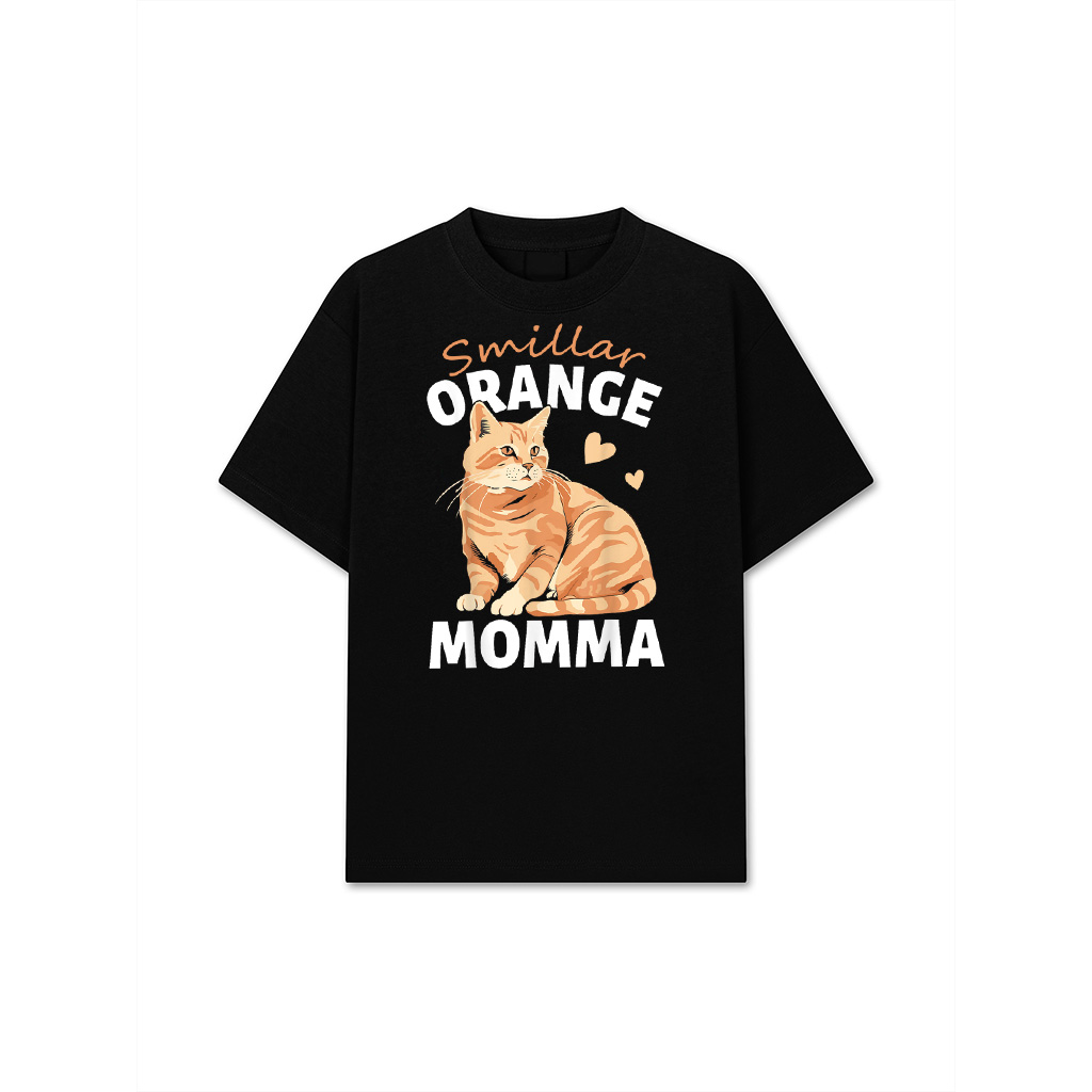 Tabby Cat Orange Cat Mom Orange Momma T-Shirt