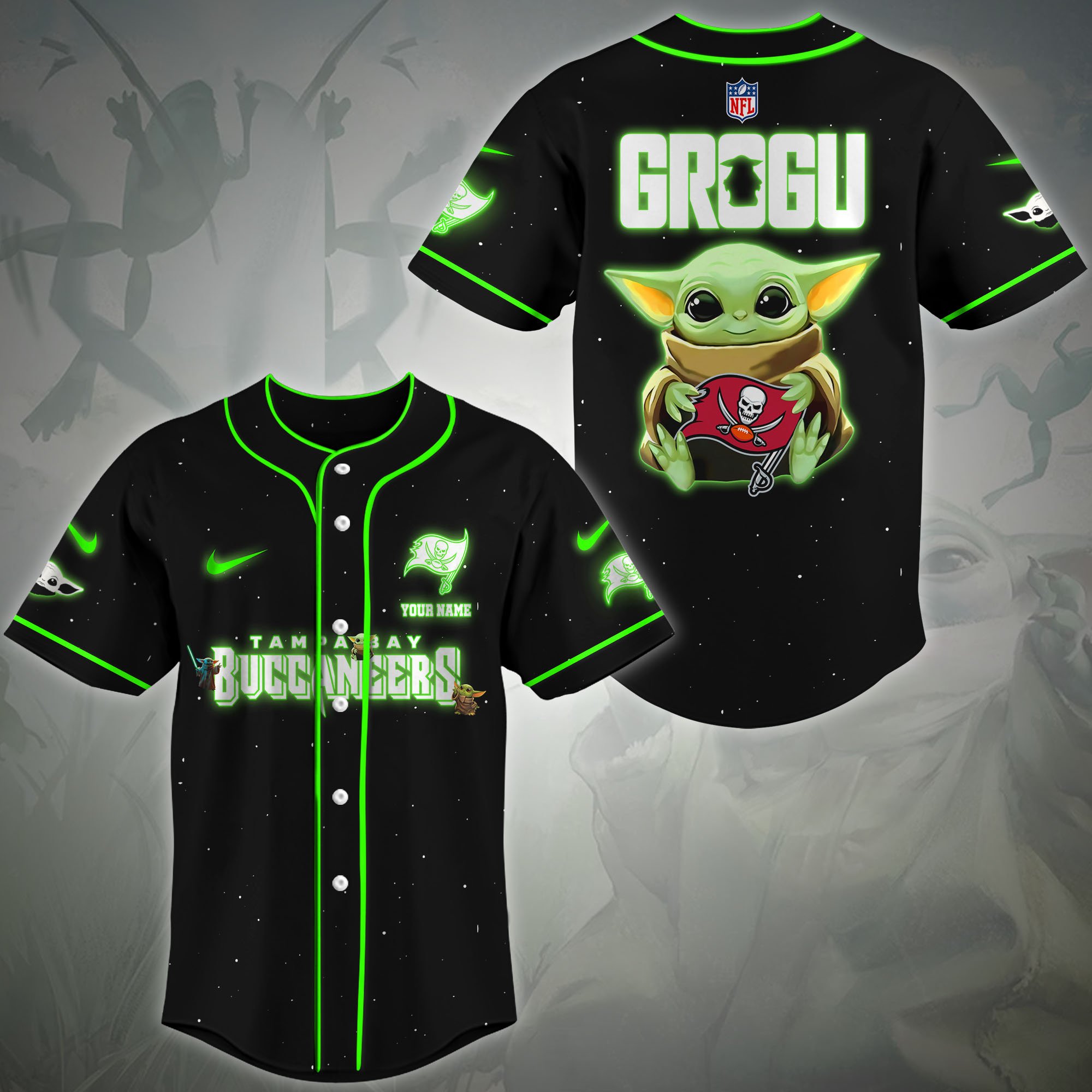 Tampa Bay Buccaneers Baseball Shirt Custom Name, Sport Team Shirt, Sport Gifts