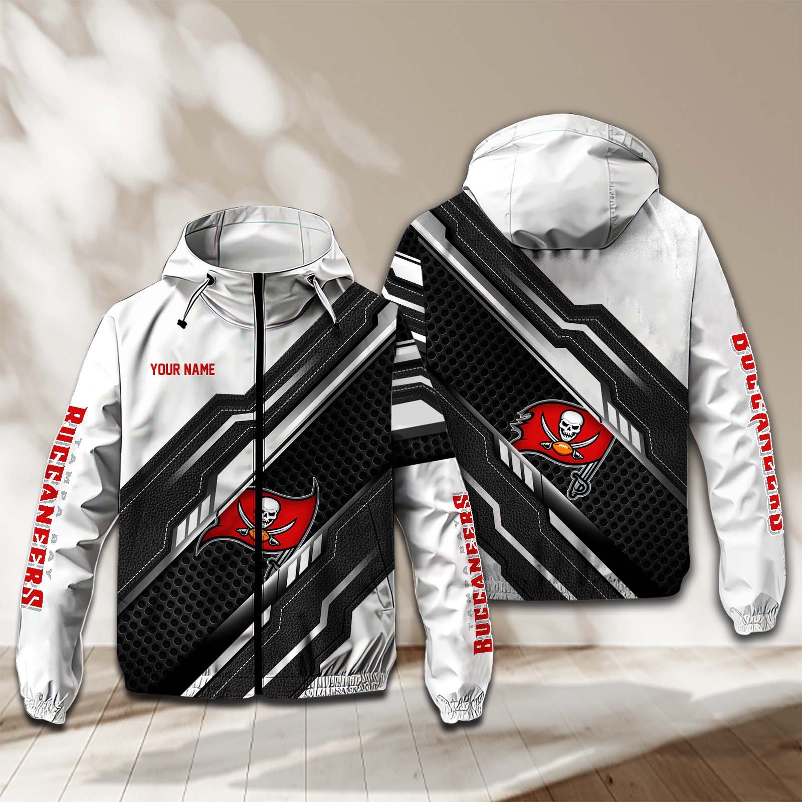 Tampa Bay Buccaneers NFL Personalized Windbreaker Jacket For Fan