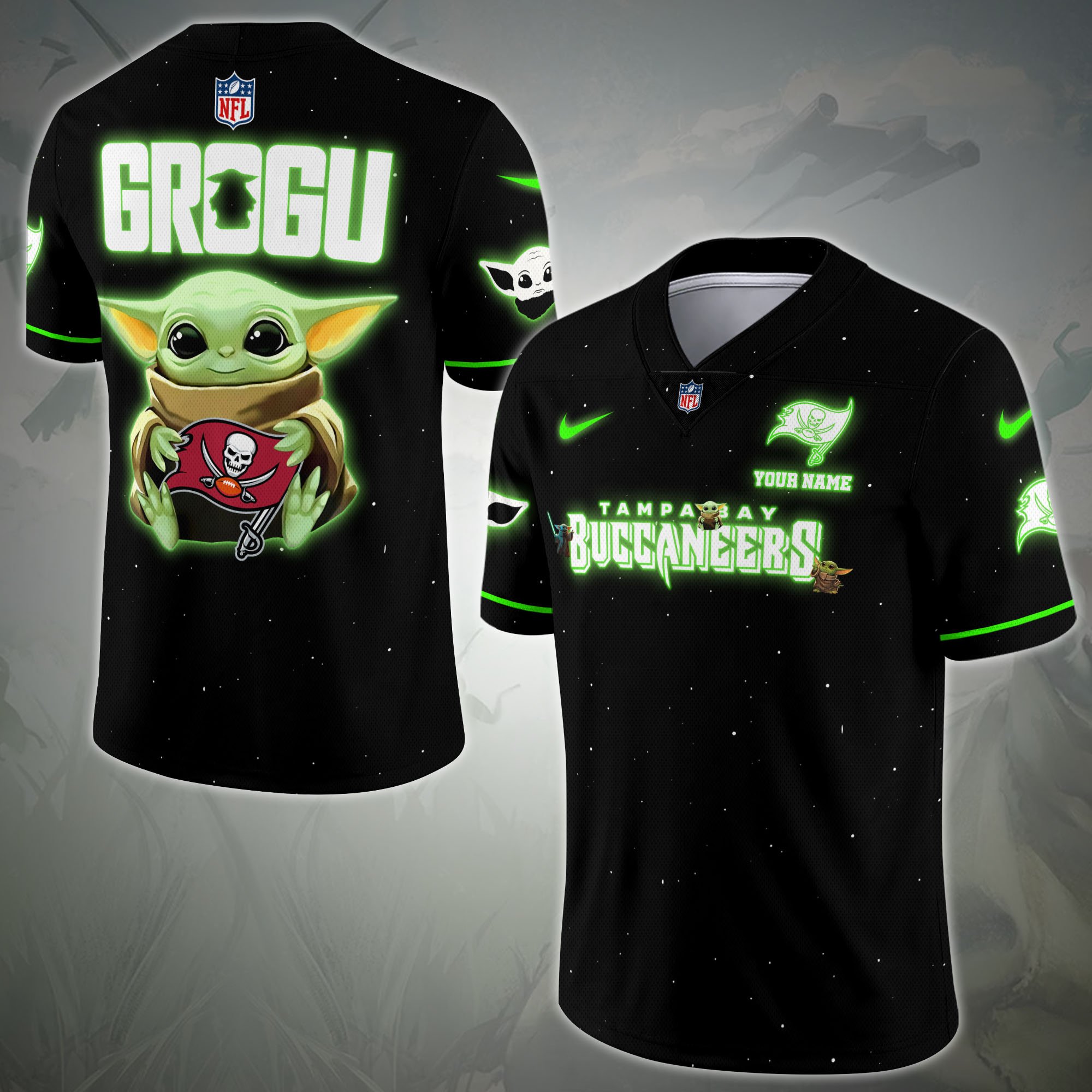 Tampa Bay Buccaneers Sport Team Vneck Football Jersey Custom Name, Sport Team Shirt For Fan, Sport Gifts