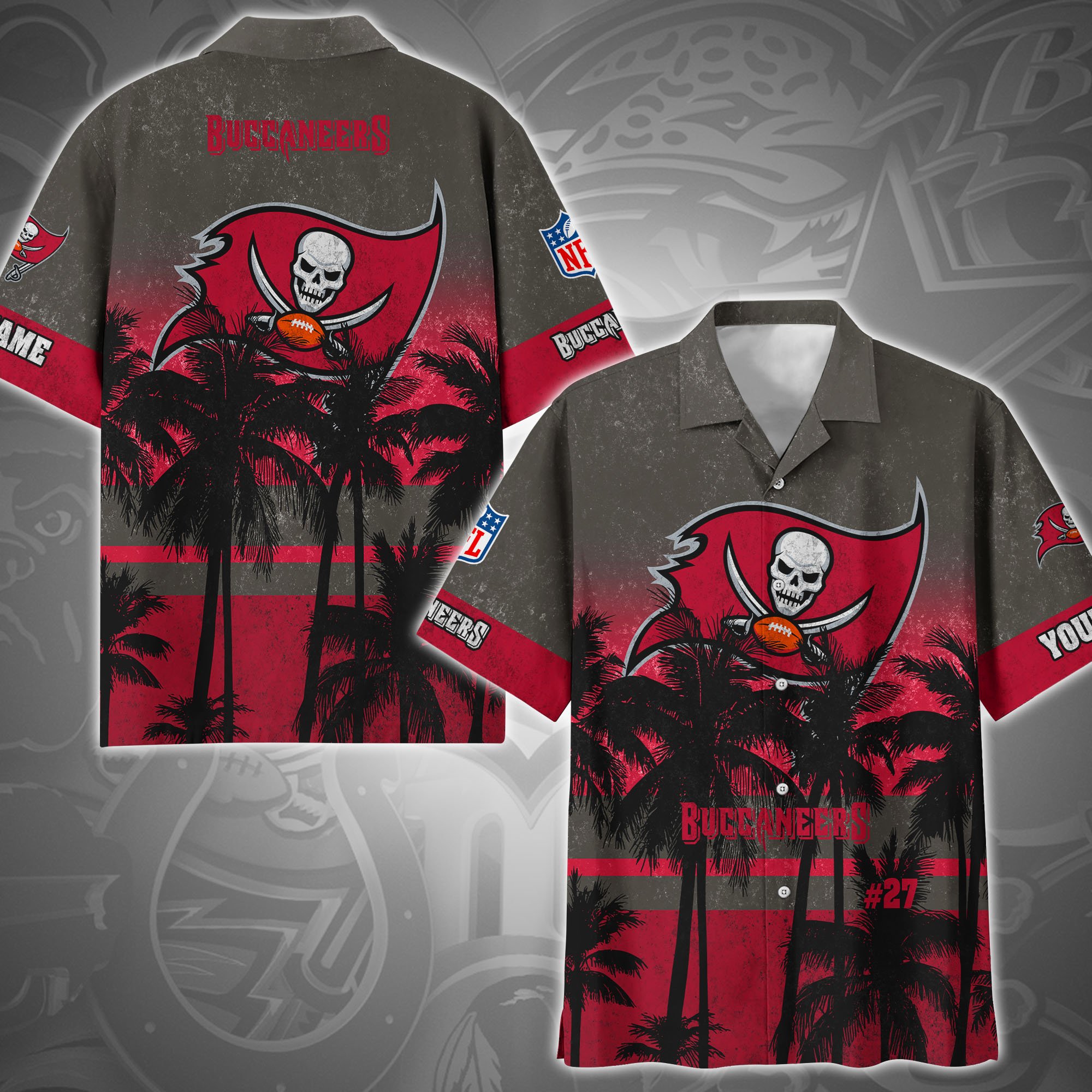 Tampa Bay Buccaneers Team Custom Name And Number, Sport Shirts, Sport Gifts