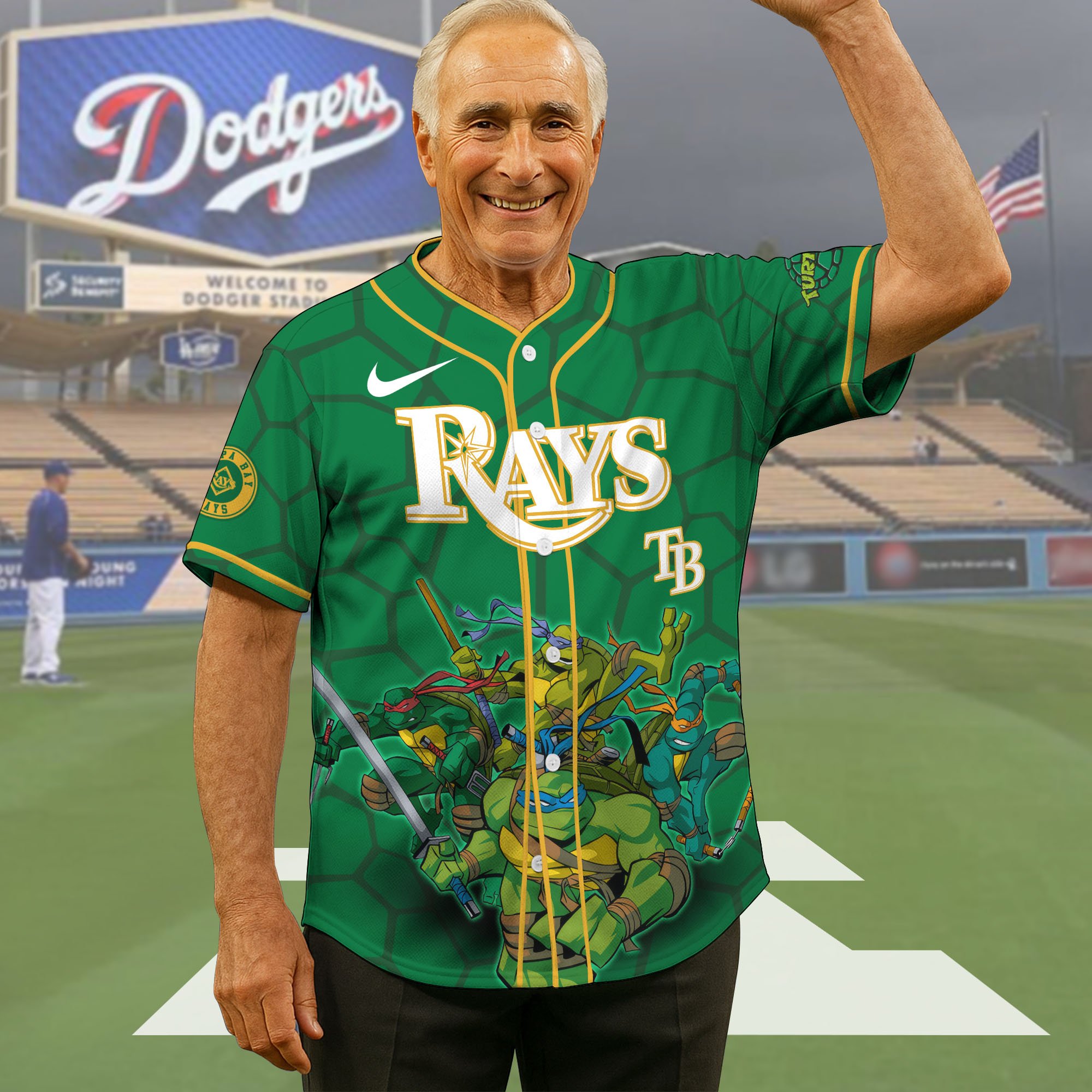 Tampa Bay Rays Baseball Shirt X Teenage Mutant Ninja Turtles , Baseball Jersey Editions Limited 2025, Baseball Shirt For Sport Fan, Gift Sport Fans