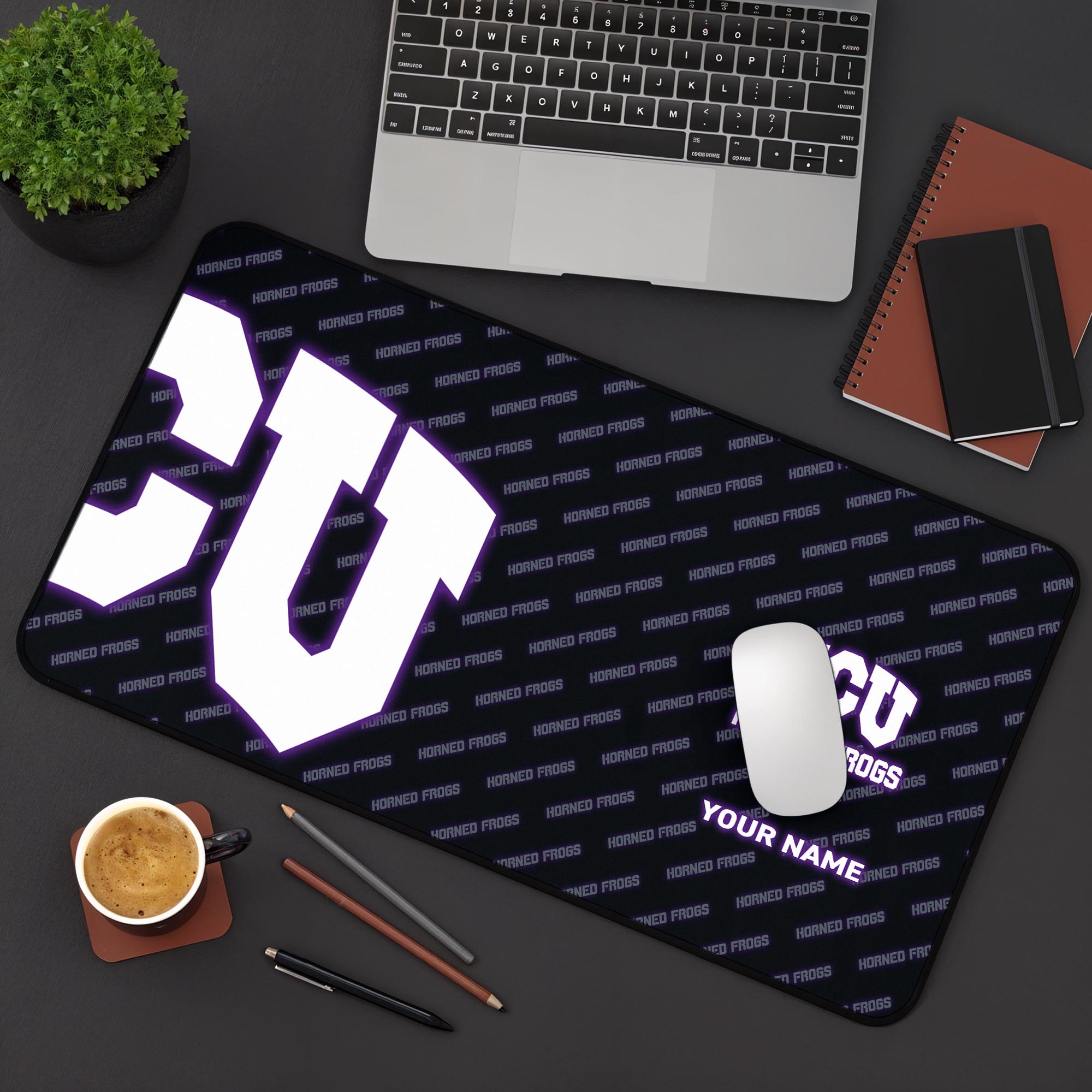 TCU Horned Frogs 2025 Version Mouse Pad Custom Printed, Sport Team Mouse Pad, Sport Gift For Fans